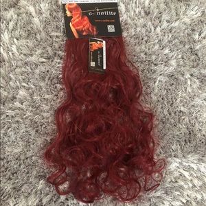 Wavy Red Burgundy Hair Extension